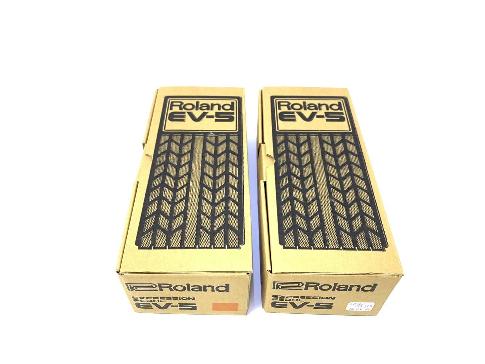 ROLAND EV-5 Classic Expression Pedal 2 Units Vintage with Original Box Like New