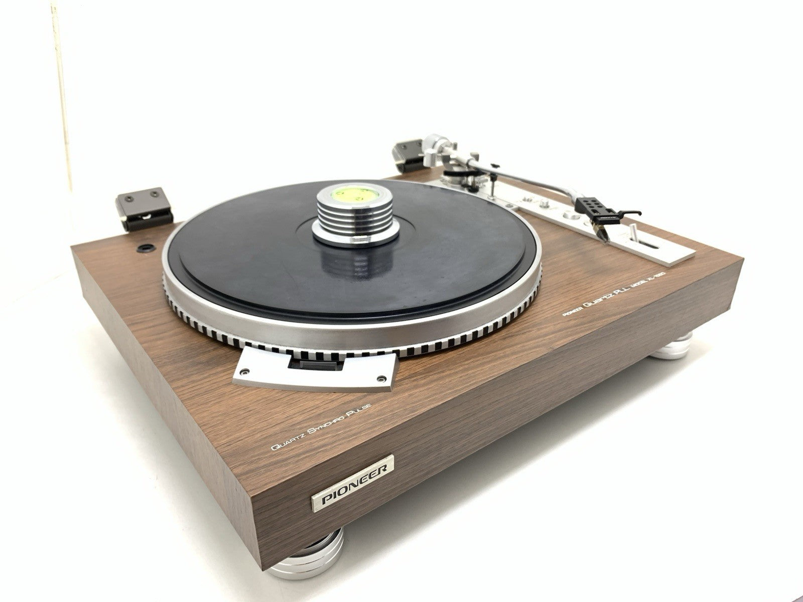 PIONEER XL 1550 Turntable Direct Drive Manual Quartz Vintage 1976 WORK Good Look