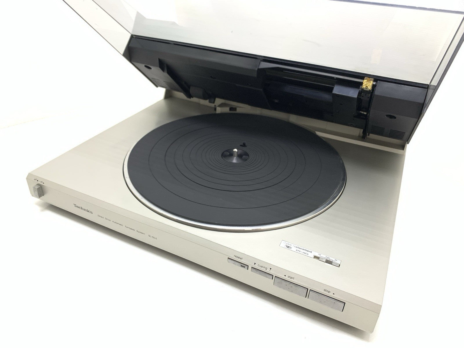 TECHNICS SL DL5 Direct Drive Linear Track Turntable  Vintage 1983 Work Good Look