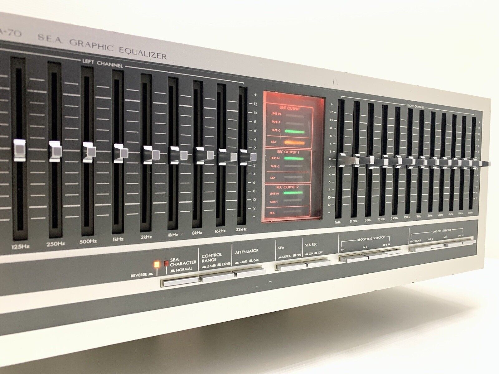 JVC SEA 70 Stereo Graphic Equalizer 12 Bands Hi End Vintage 1980 Work Good Look