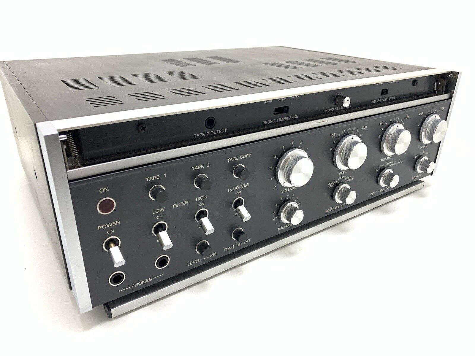 REVOX B-750 MKII Hig End Stereo Amplifier 80 W RMS Vintage 1978 WORK Good Look