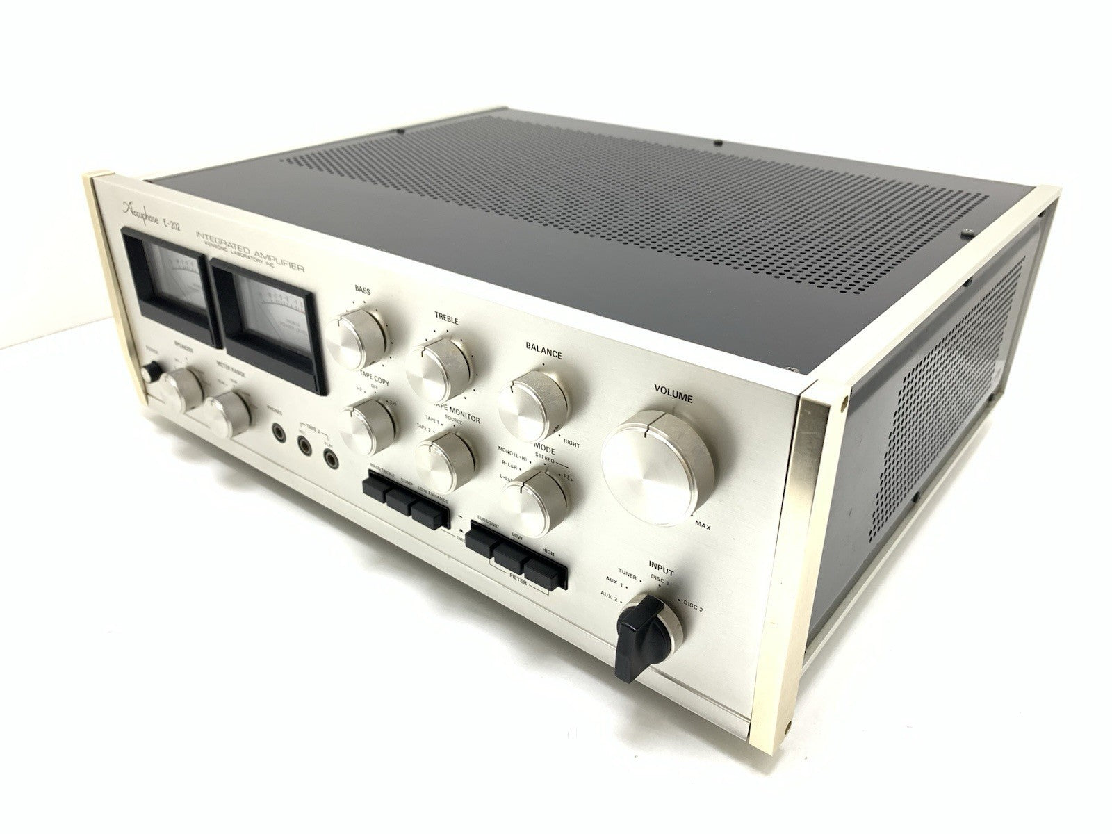 ACCUPHASE E 202 Stereo Hi End Amplifier 100+100 WRMS Vintage 1974 WORK Good Look