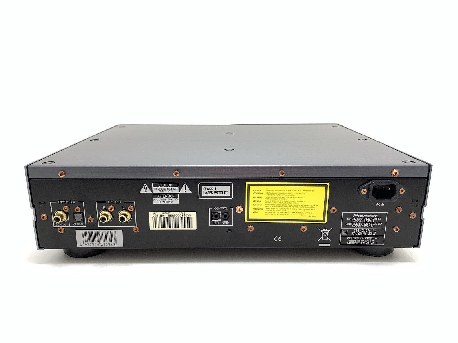 PIONEER PD-D9J Super Audio CD Compact Disc + Remote Vintage 2008 Work Good Look