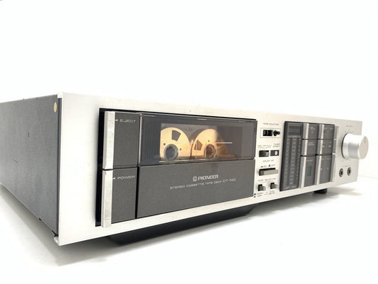 PIONEER CT-740 Stereo Cassette Tape Deck 2 Head Vintage 1983 WORK Good Look