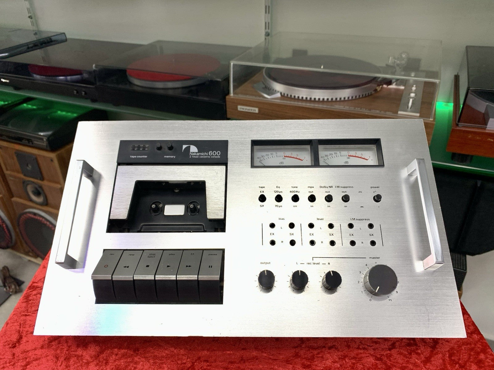 NAKAMICHI 600 High End 2 Head Cassette Tape Deck Vintage 1975 WORK