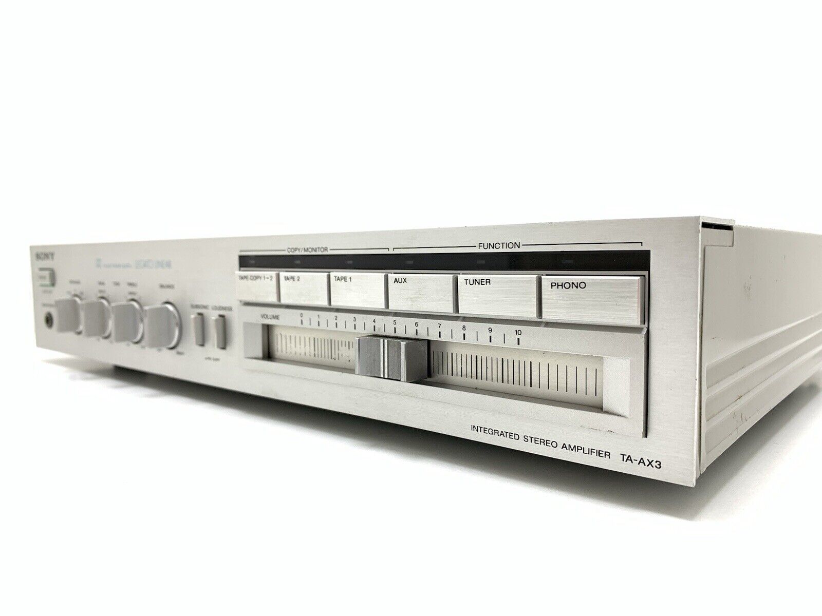 SONY TA-AX3 Stereo Integrated Amplifier 40+40 Watts RMS Vintage 1982 Good Look