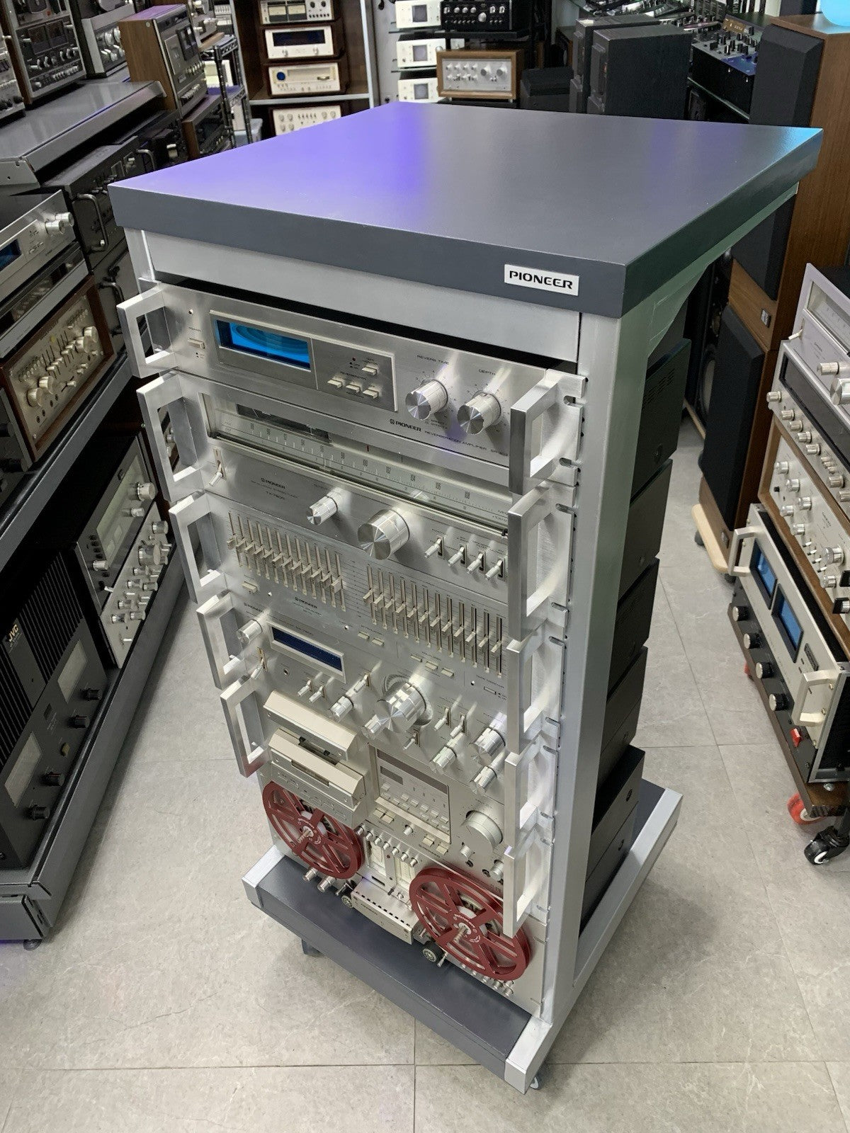 PIONEER Hi End System Rack JA-R2S SR 303 TX 7800 SG 9800  SA 7800 CT 950 RT 707