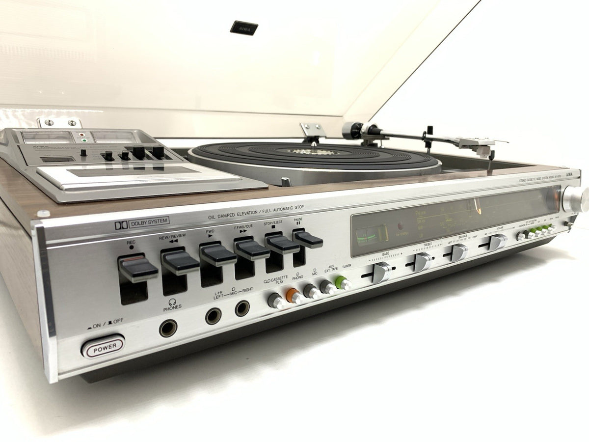 AIWA AF-5050 Turntable Cassette Radio Music Centre Japan Vintage 1977 Hi-Fi Good