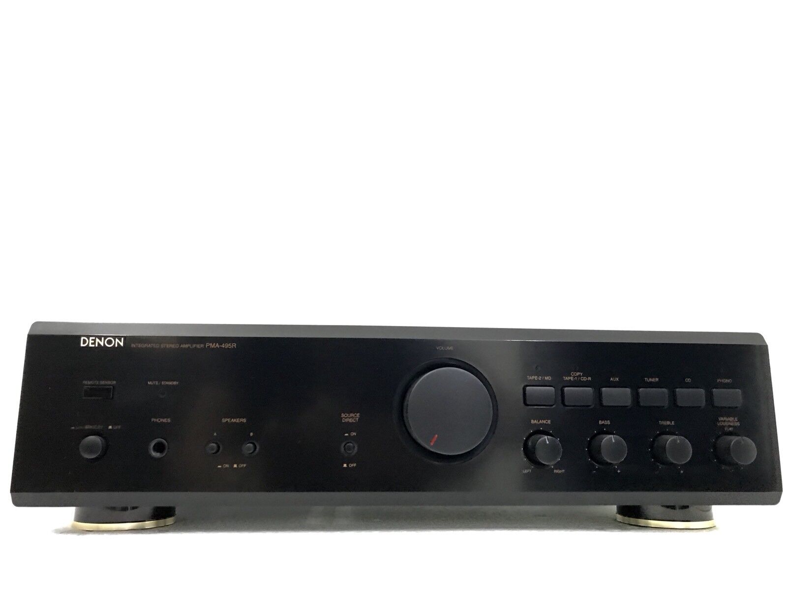 DENON Stereo Integrated Amplifier PMA-495R Vintage 2003, 90 Watts RMS Good Look