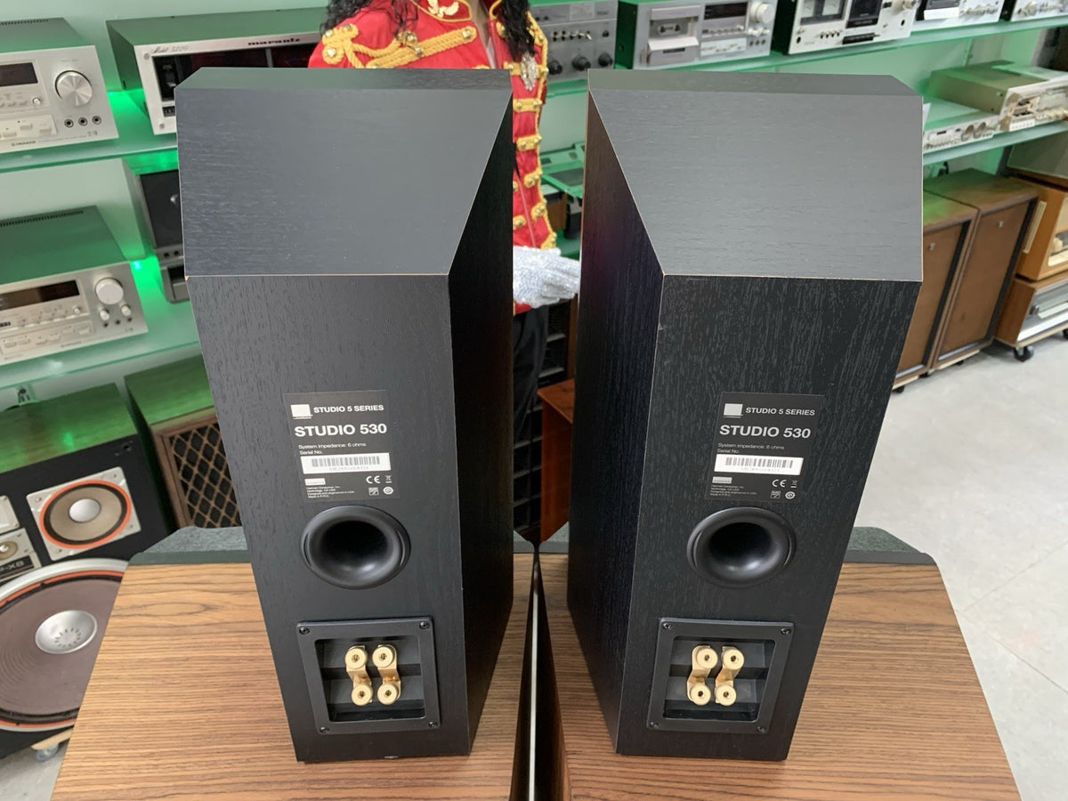 JBL Studio 530 Monitor Speakers 2 Way 125 Watts RMS Vintage WORK Good Look
