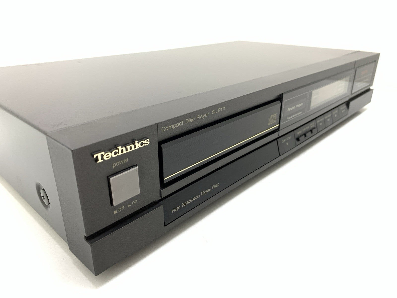 TECHNICS SL P111  CD Stereo Compact Disc Player Vintage 1987 Working Good Look