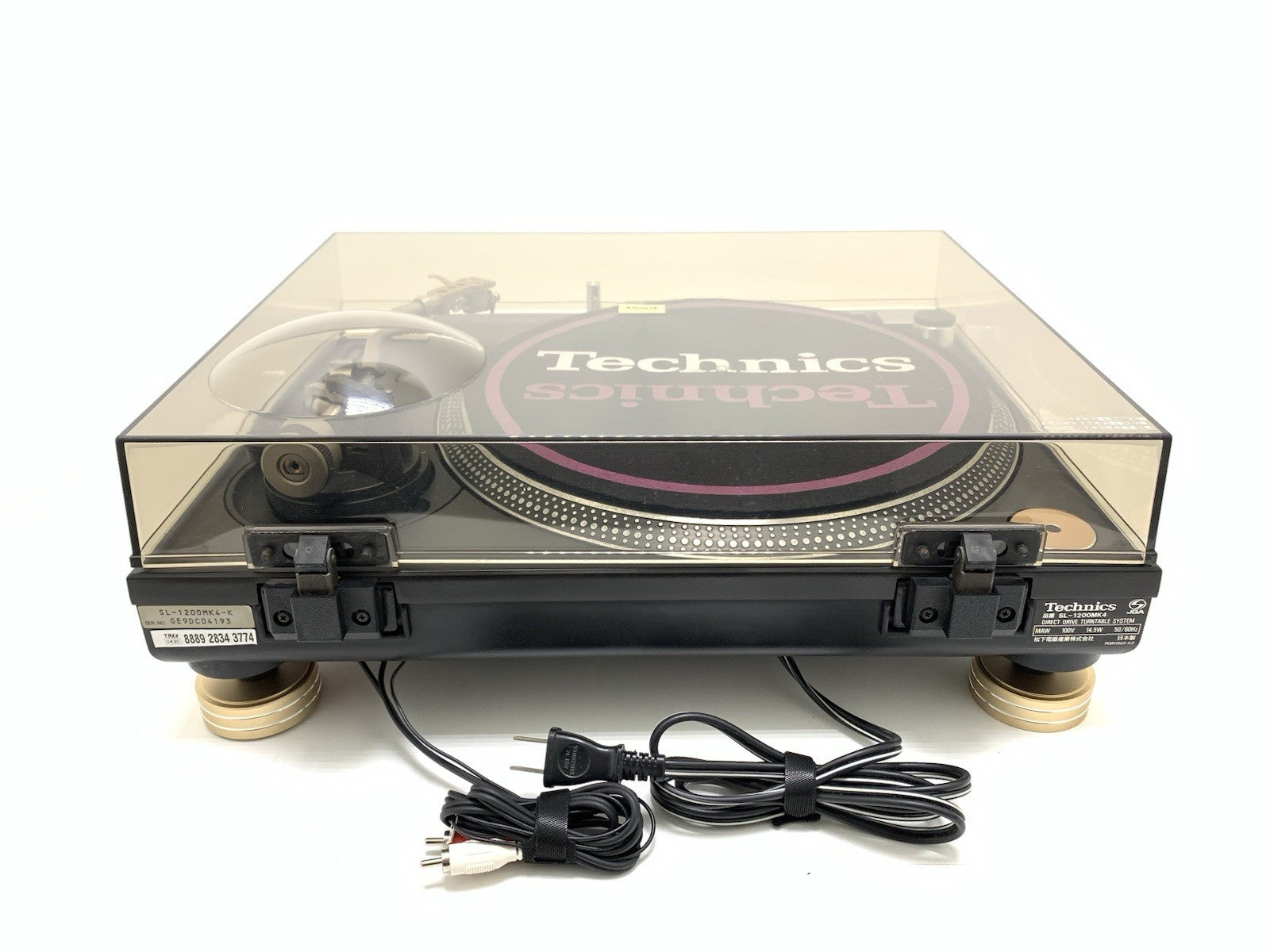 TECHNICS SL 1200 MK4 LIMITED EDITION N. 9 Direct Drive Exclusive Turntable WORK