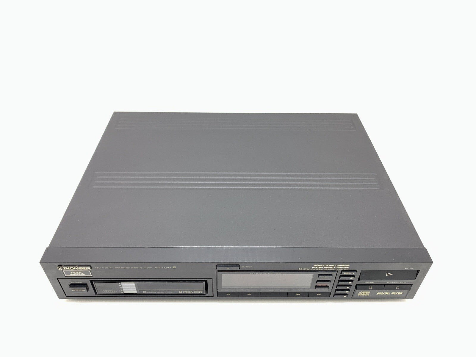 PIONEER Pd M40 CD Compact 6 Disc Multi Player Hi Fi Vintage 1987 Work Good Look