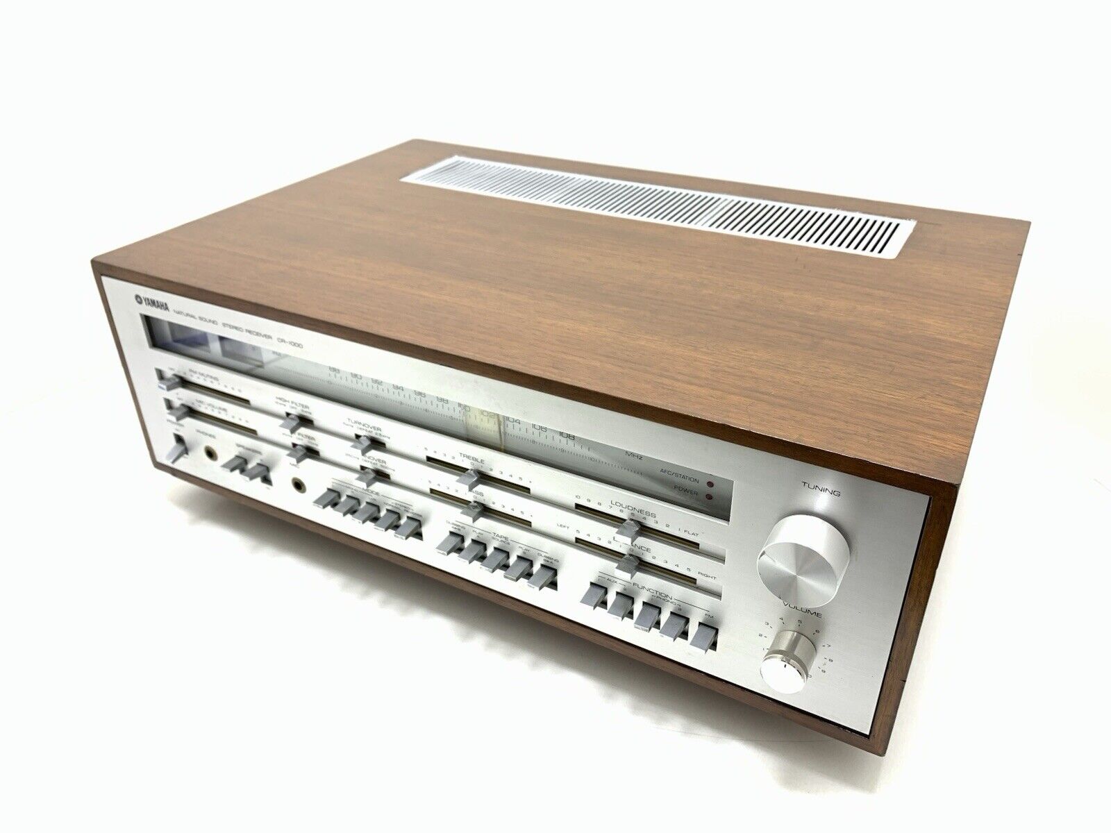 Receptor estéreo FM YAMAHA CR-1000 70+70W RMS Vintage 1974