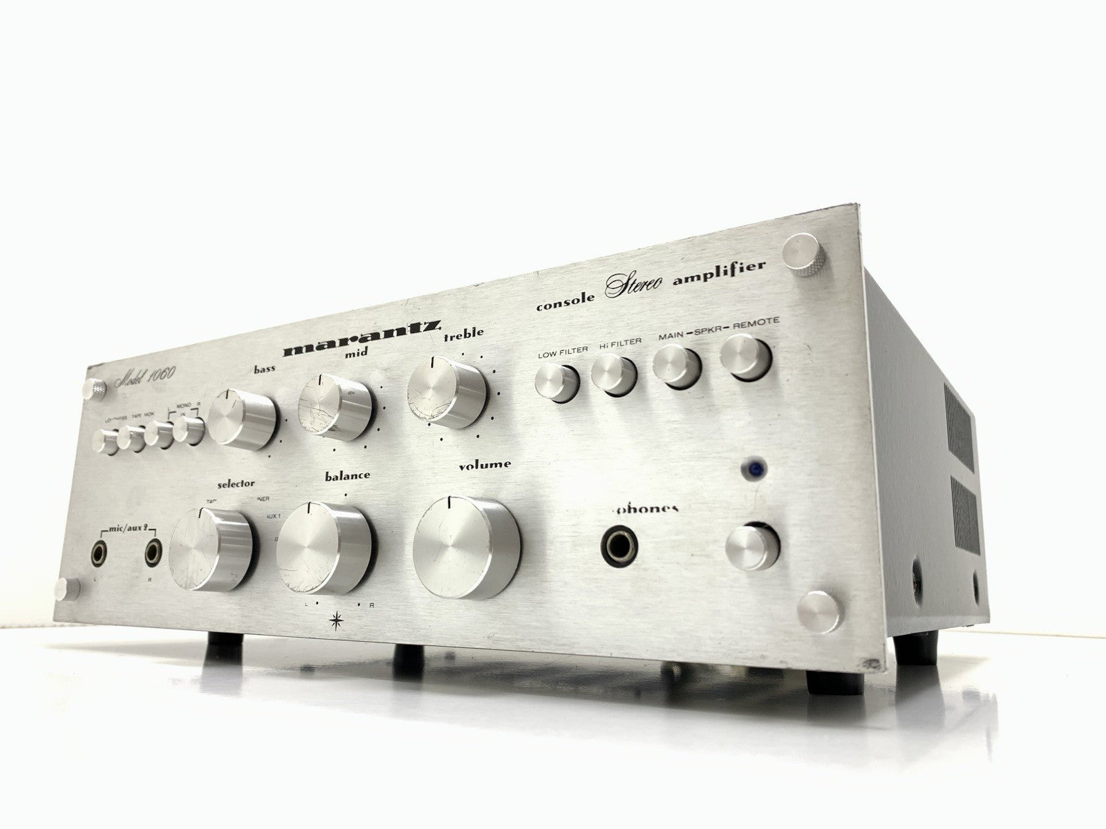 MARANTZ 1060 Stereo Integrated Amplifier 30+30 W RMS Vintage 1971 WORK Good Look
