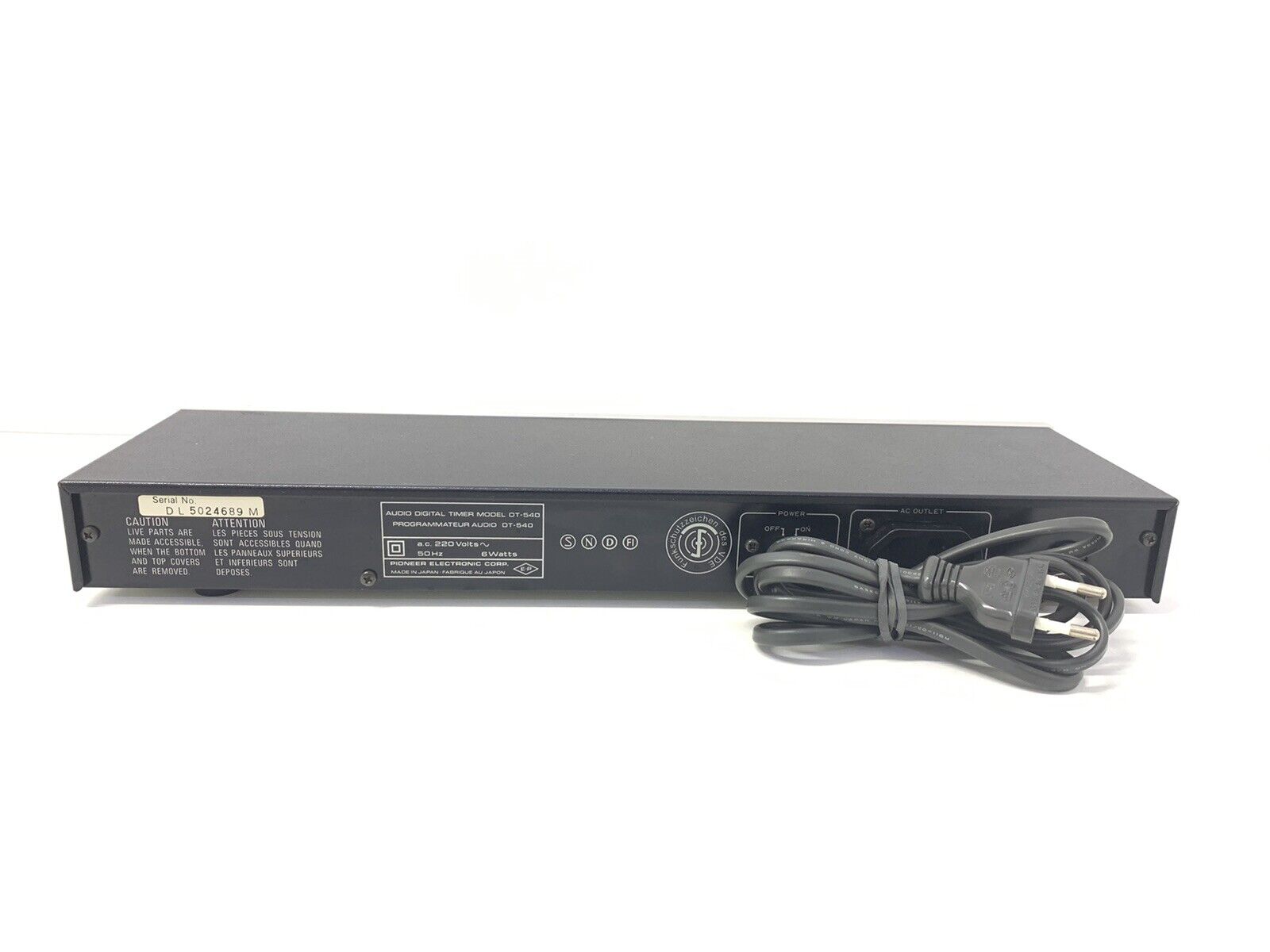 KENWOOD KT-2060L FM MW LW Digital Stereo SYNTHESIZER Tuner Vintage