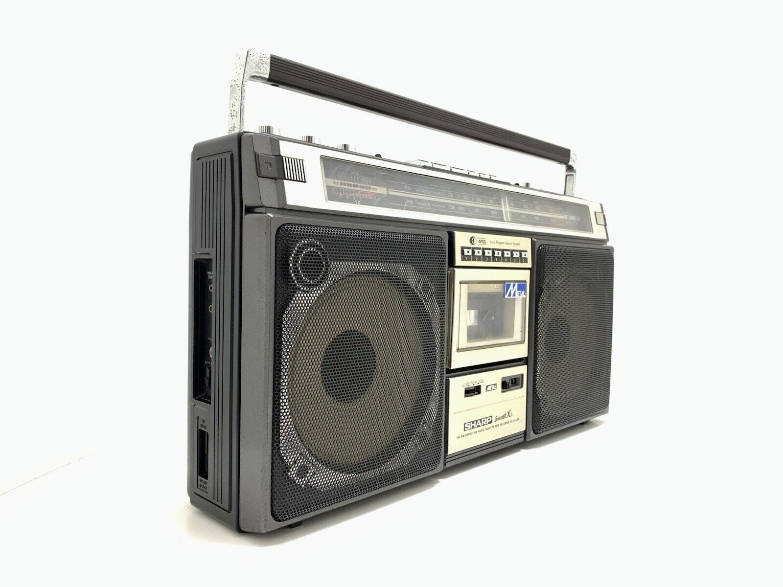 SHARP GF 308SB BOOMBOX STEREO Radio Cassette Vintage WORK PERFECT Good Look