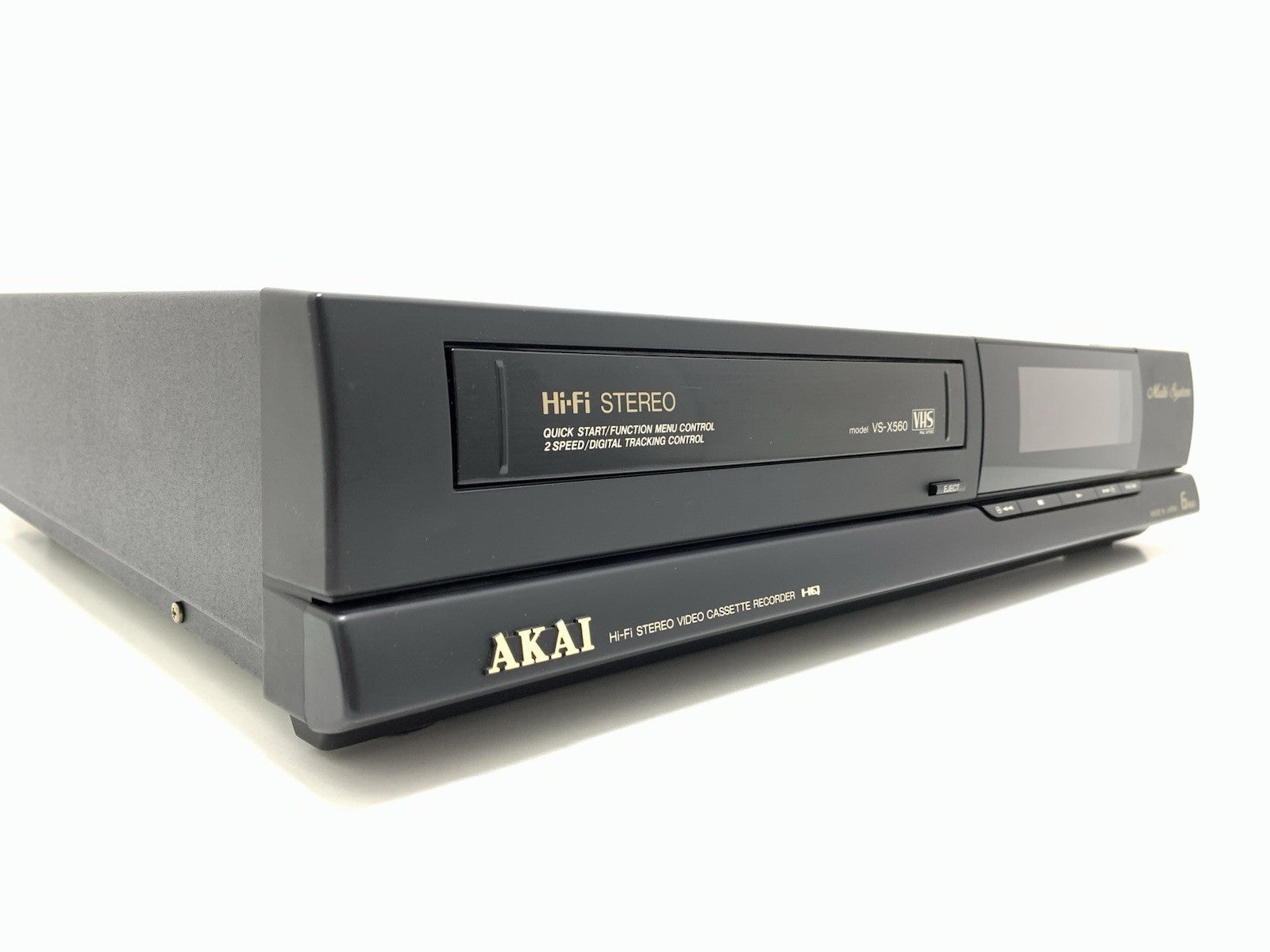 AKAI VS-X560 Video VHS Hi Fi Stereo 6 Head MULTI PAL NTSC SECAN WORK Good Look