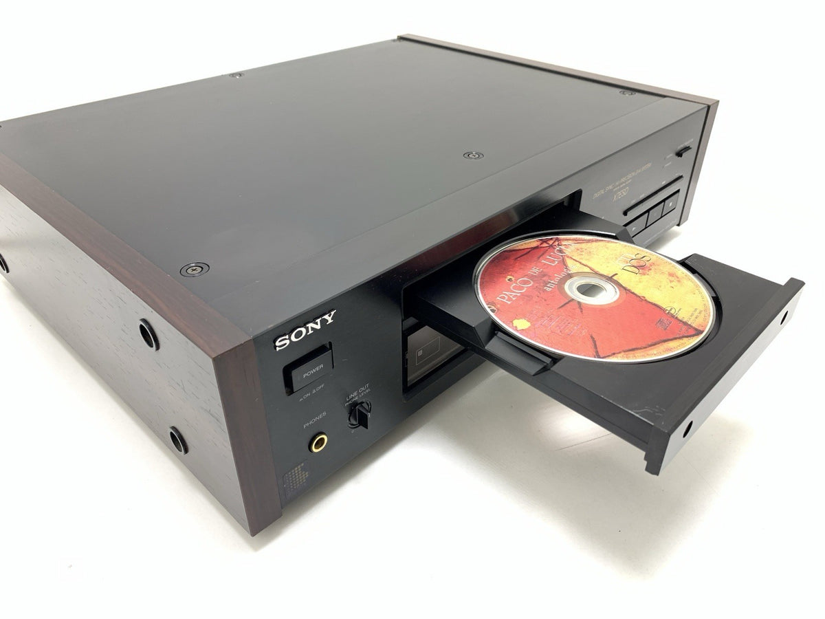 Sony CDP-X7ESD ES CD Player High End Dual PCM58P-S Remote Control WORK Good Look