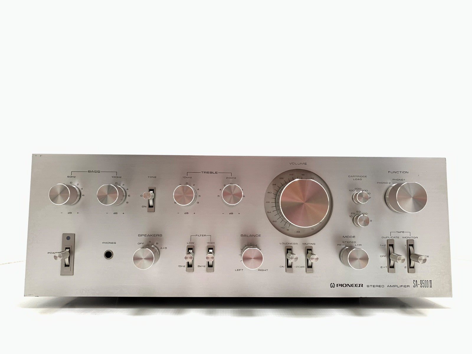 PIONEER SA 9500 II Stereo Amplifier 80+80 Watts RMS Vintage 1976 Work Good Look