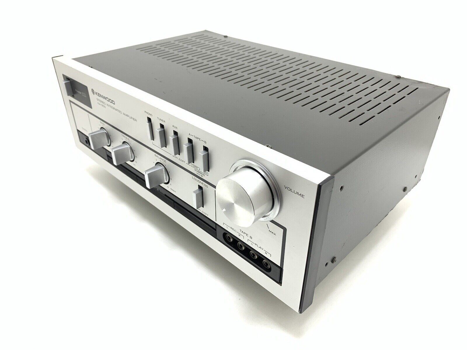 KENWOOD KA 300 Stereo Integrated Amplifier 25+25Watts RMS Vintage 1978 Good Look