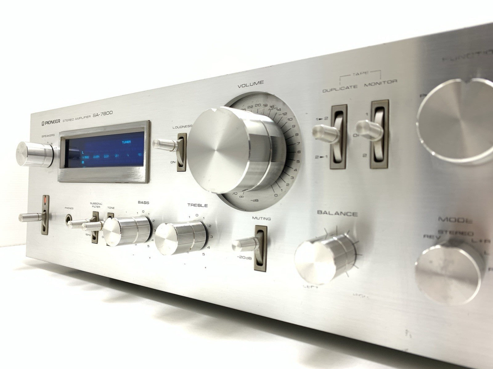 PIONEER SA-7800 Stereo Amplifier 65+65W RMS Vintage 1979 Blue LINE Work GoodLook