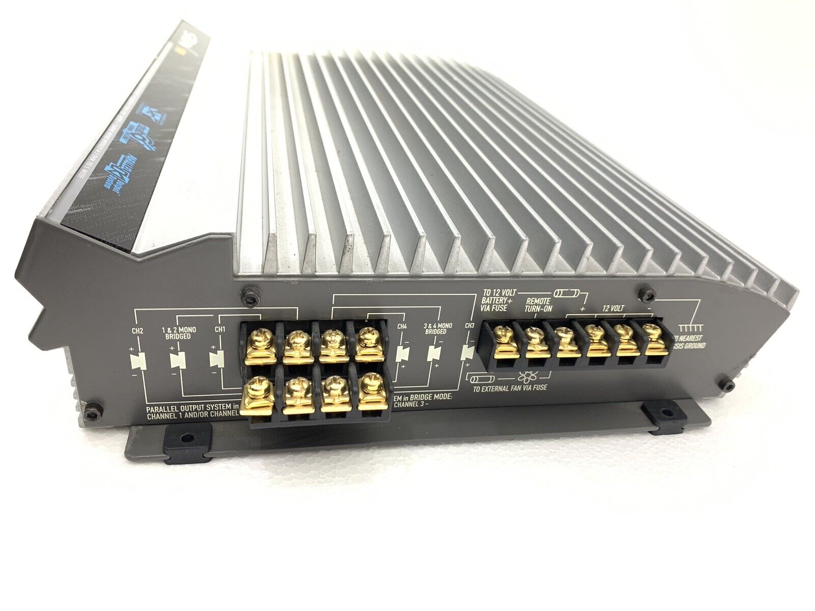 HIFONICS SATURN X CAR POWER AMPLIFIER 456 Watts RMS Vintage Refurbished Like NEW