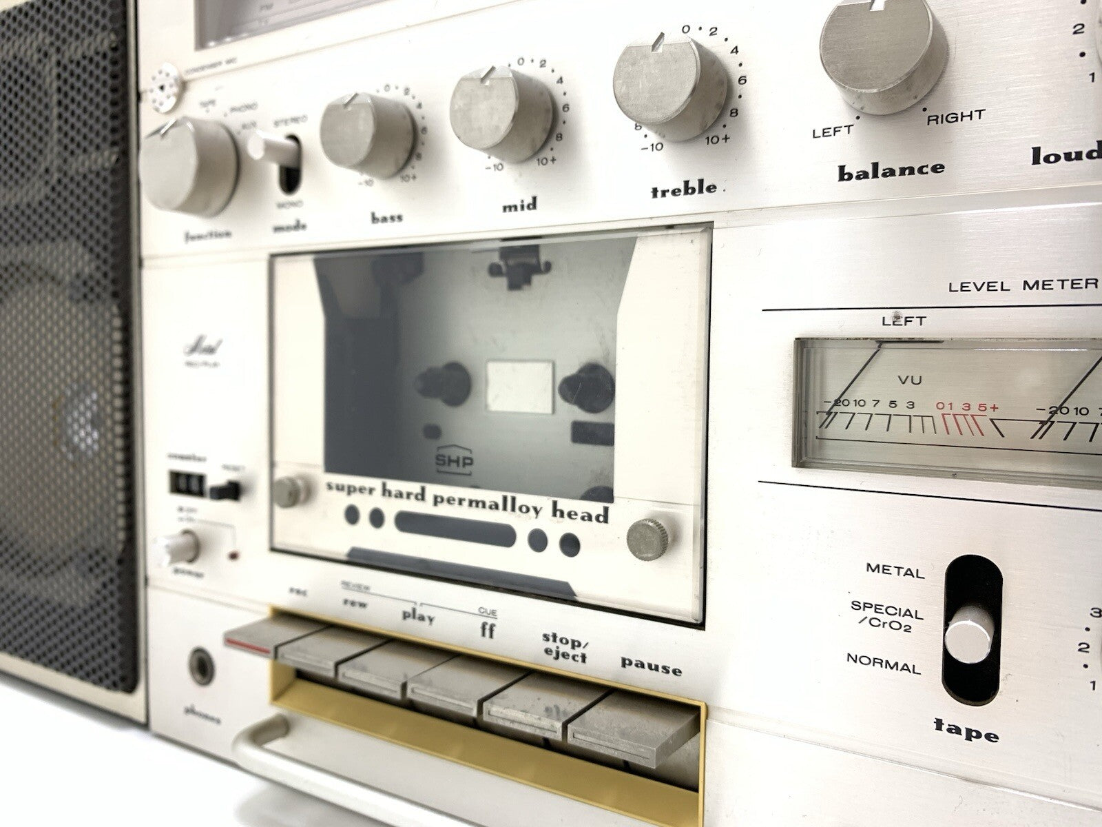 MARANTZ CRS 6810 RARE BOOMBOX STEREO Radio Cassette Vintage 1980 WORK Good Look