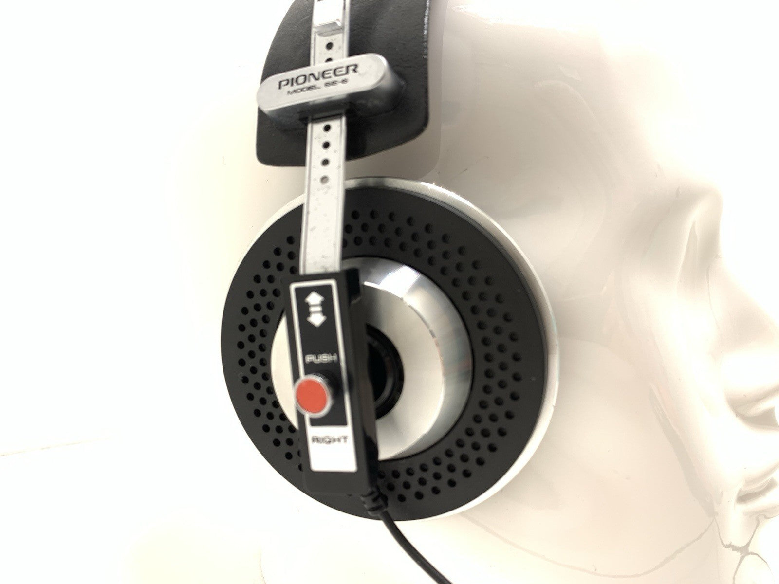 PIONEER SE 6 Professional Headphones Vintage 1975 High End Kit Good Look