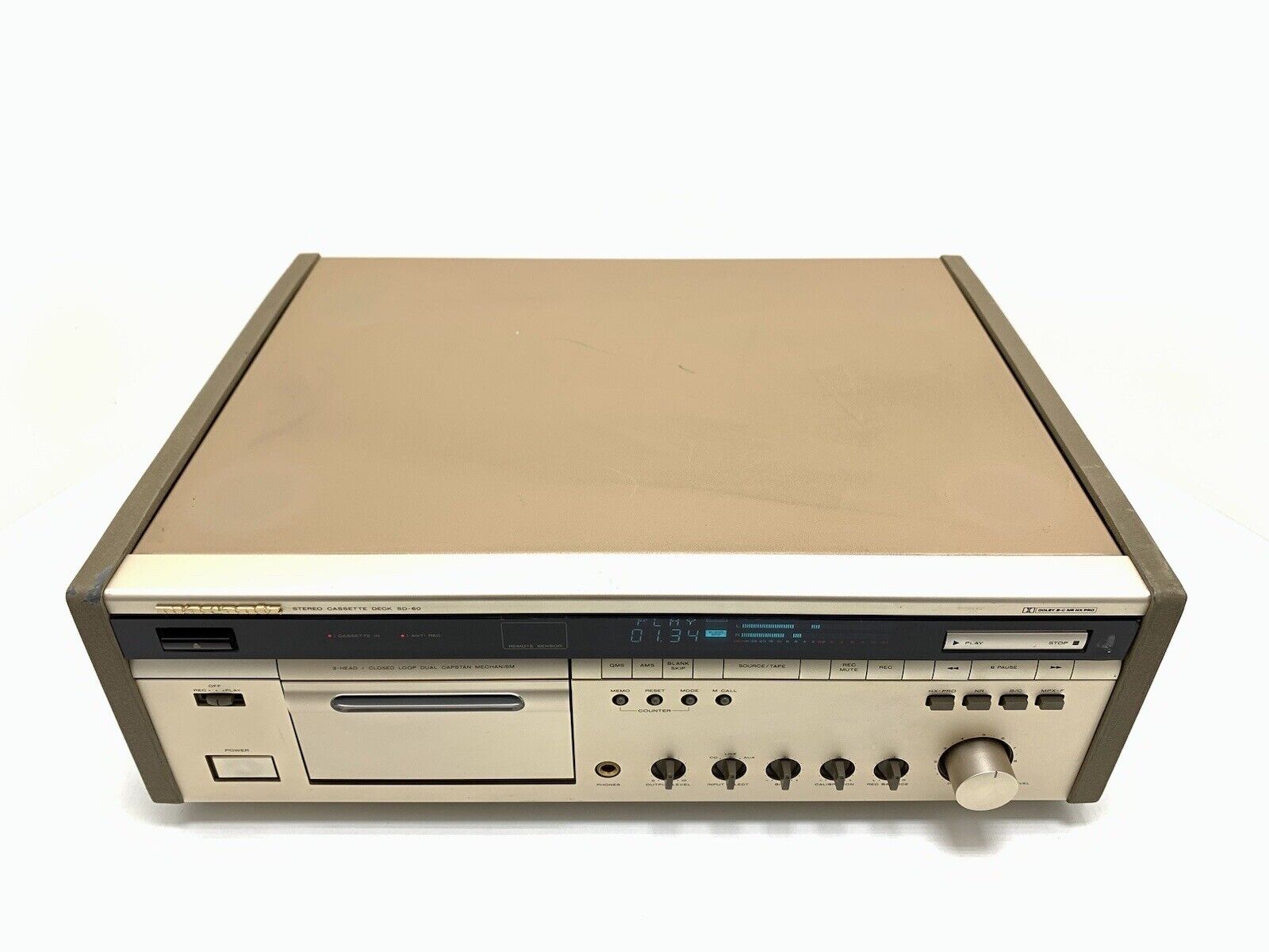 MARANTZ SD 60 Stereo Cassette Deck 3Head HXPro Vintage 1989 HiEnd WORK Good Look
