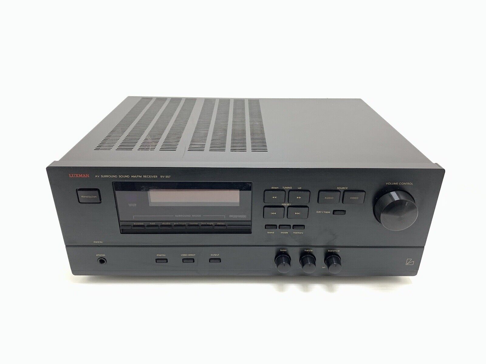 LUXMAN RV-357 Digital Dolby Surround Pro Logic 5.1 Receiver 300 Watts Good Look