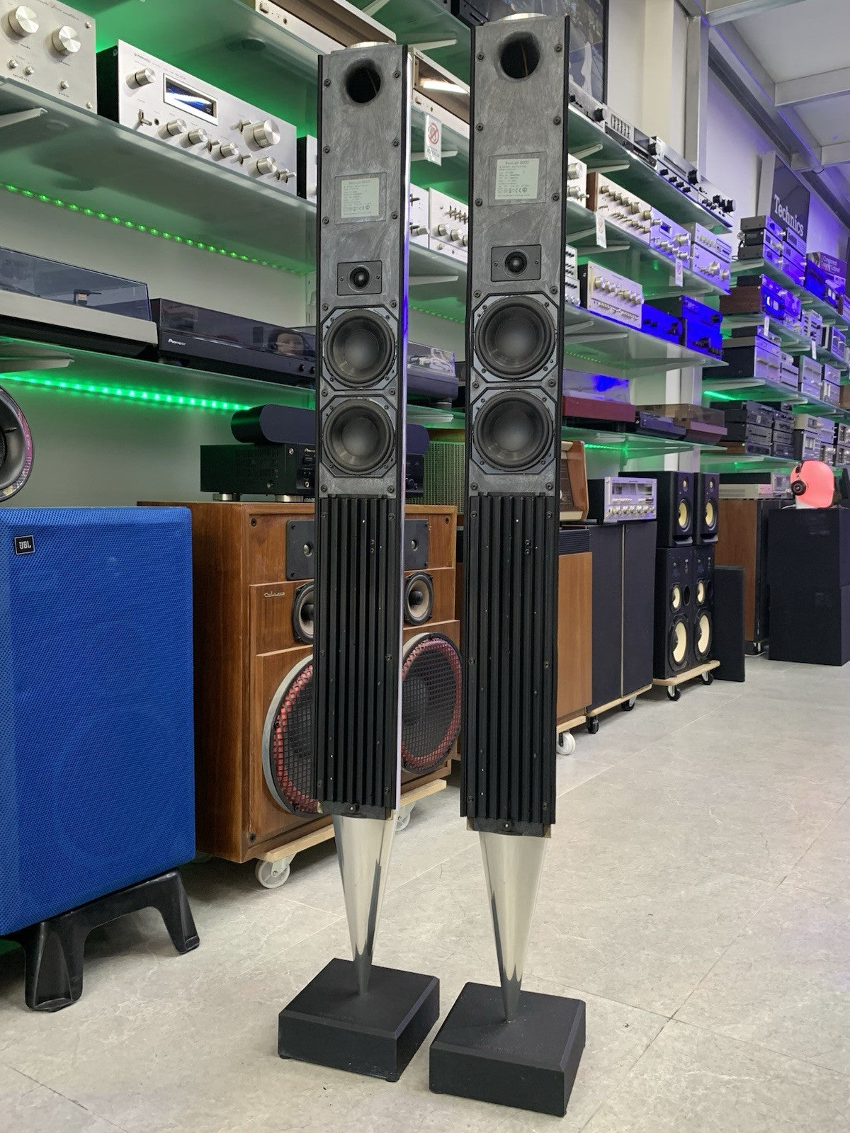 Bang Olufsen B&O BEOLAB 8000 Vintage ACTIVE Speaker 2 Way 125WRMS Work GOOD LOOK