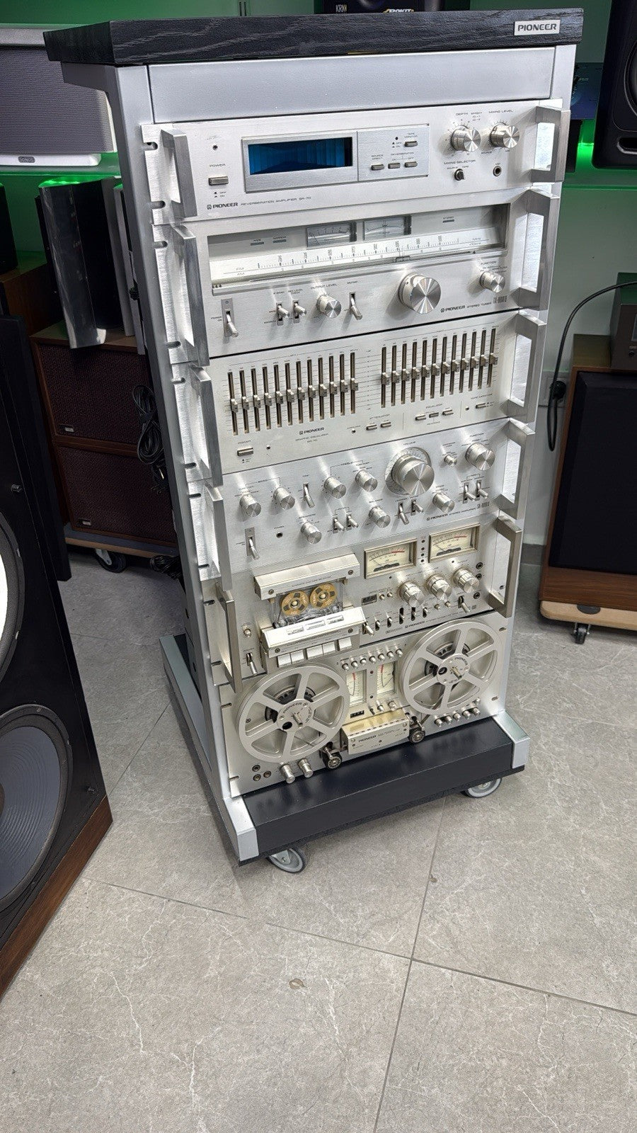 PIONEER Hi End System Rack JA R2S SR 70 TX 8800II SG 70 SA 8800II CT 1000 RT 707