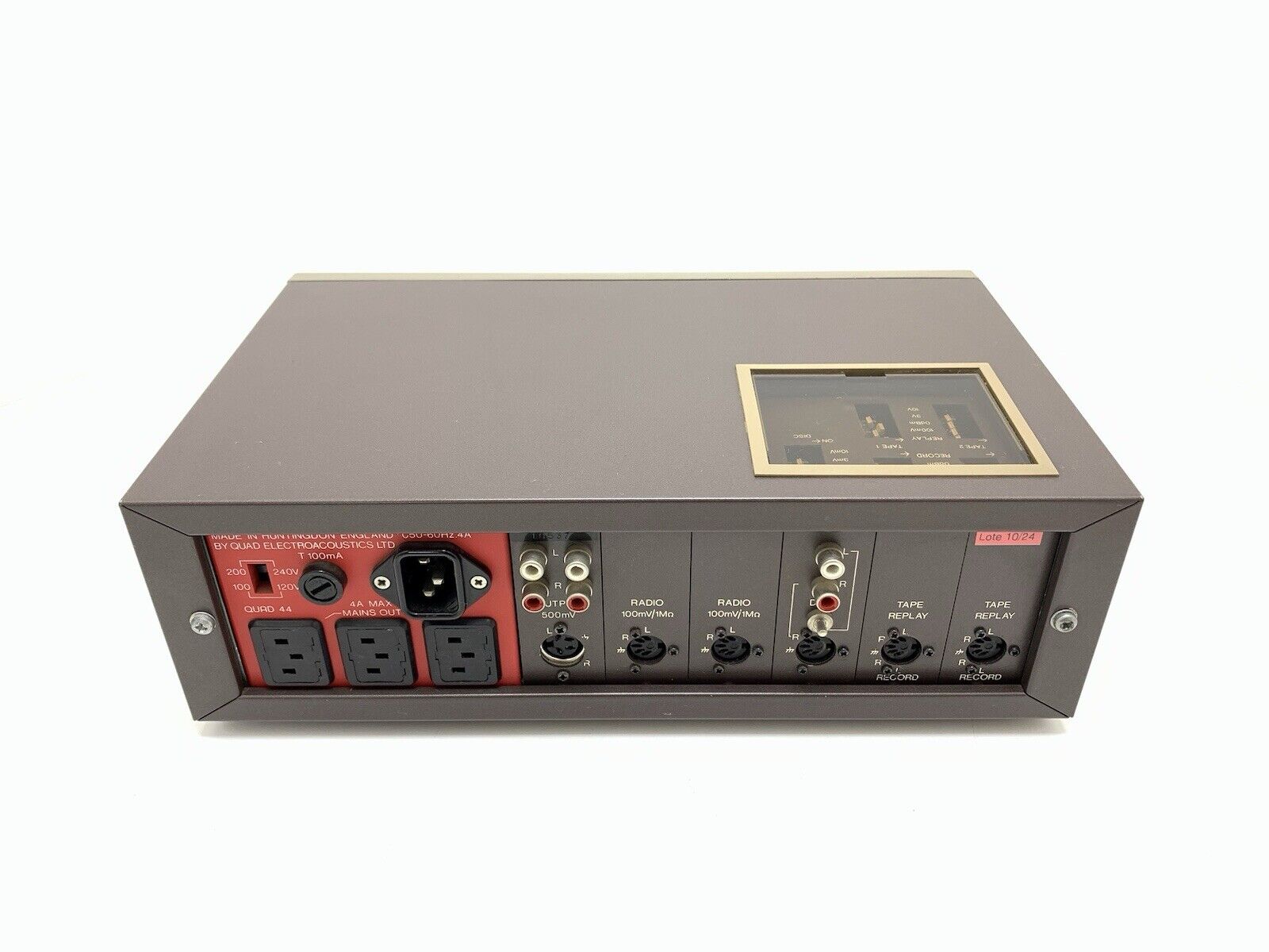 QUAD 44 Stereo Preamp Pre Amplifier High End Vintage 1978 Work Good Look