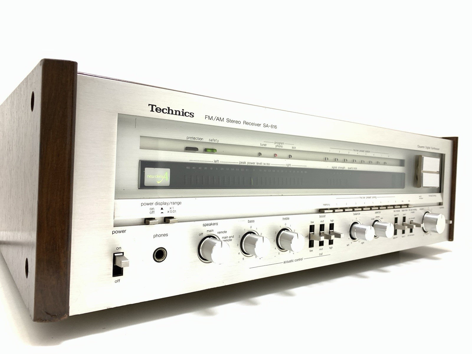 TECHNICS SA 616 AM/FM Stereo Receiver 2X80 Watts RMS Vintage 1980 WORK GOOD LOOK