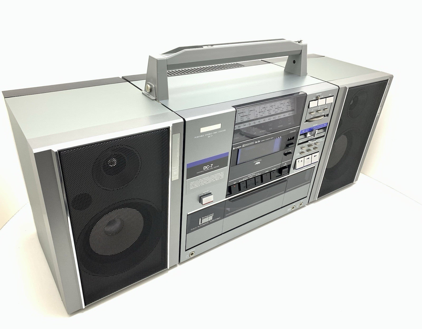 JVC DC7 BOOMBOX STEREO Radio Cassette Turntable Vintage OLD STOCK NEW NEVER USED