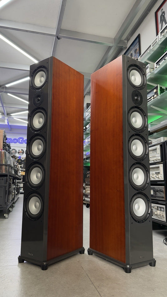 MAGNAT QUANTUM 908 High End 6 Speakers 3Way 320 Watts RMS Vintage WORK Good Look