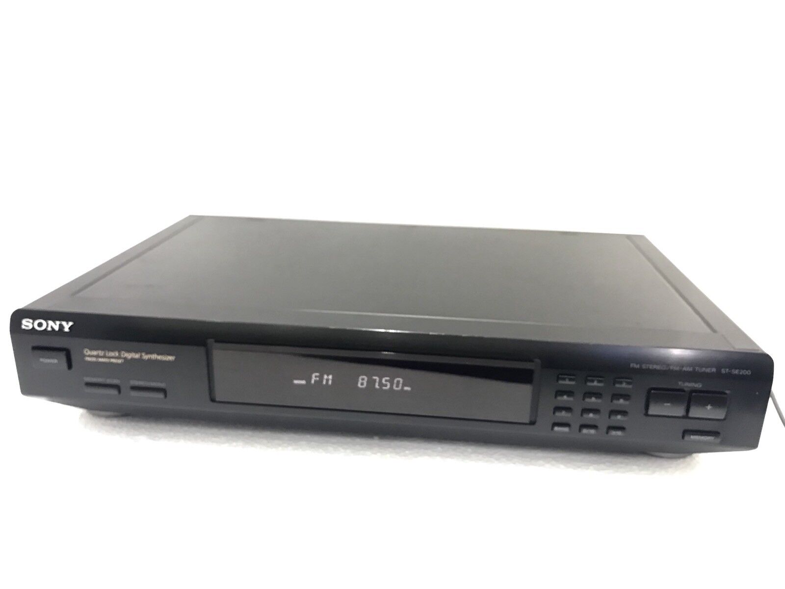 SONY ST-SE200 FM/AM RDS Stereo Digital Tuner Vintage 1996 Refurbished Like New