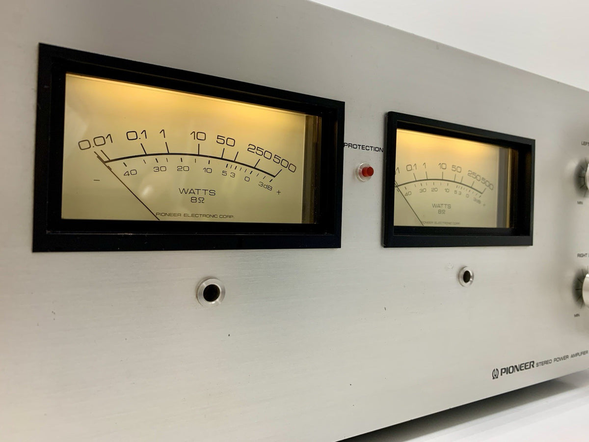 PIONEER M 77 SPEC 2 Stereo Power Amplifier  2 X 250 W RMS Vintage Work Good Look