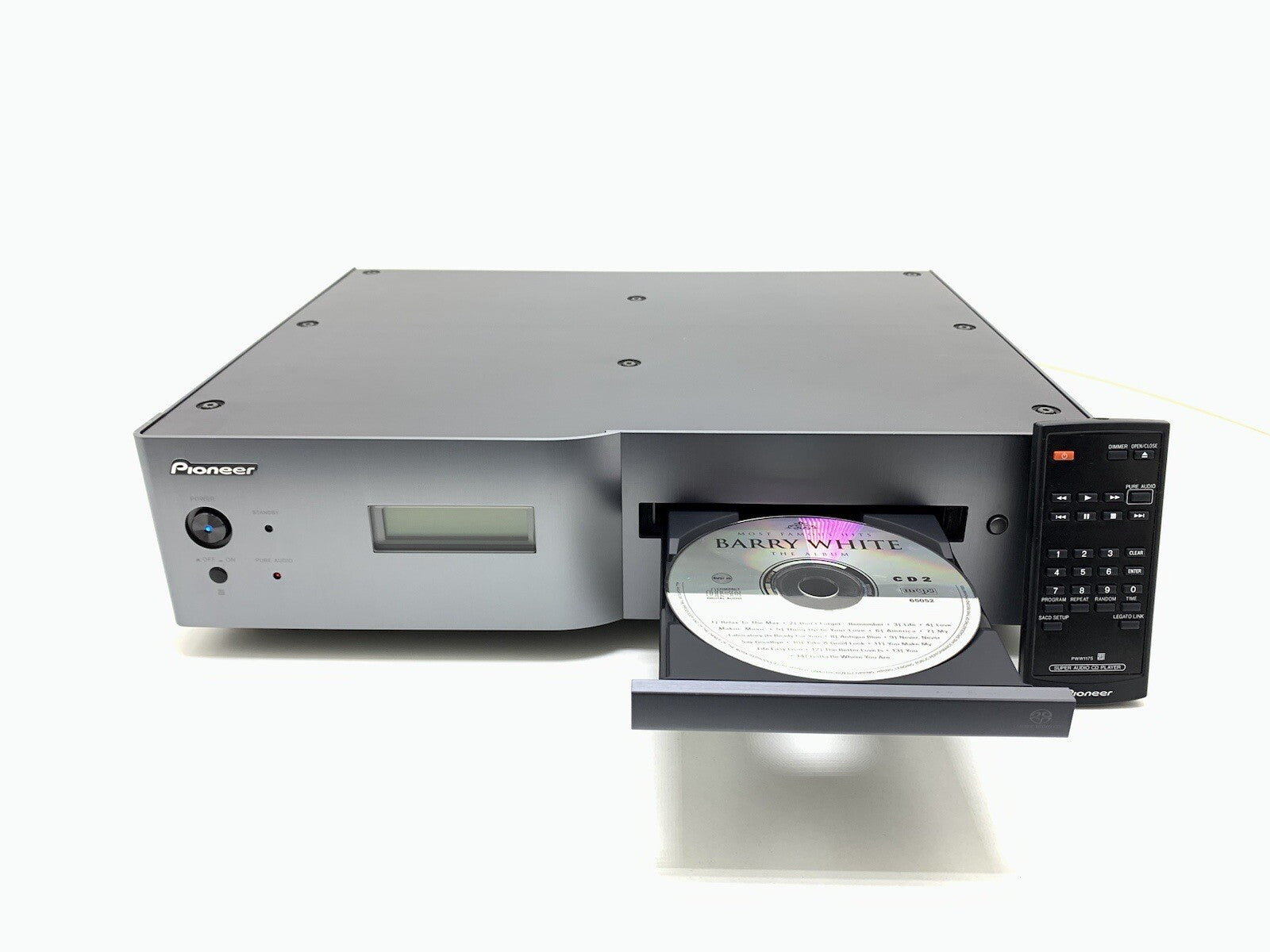 PIONEER PD-D9J Super Audio CD Compact Disc + Remote Vintage 2008 Work Good Look