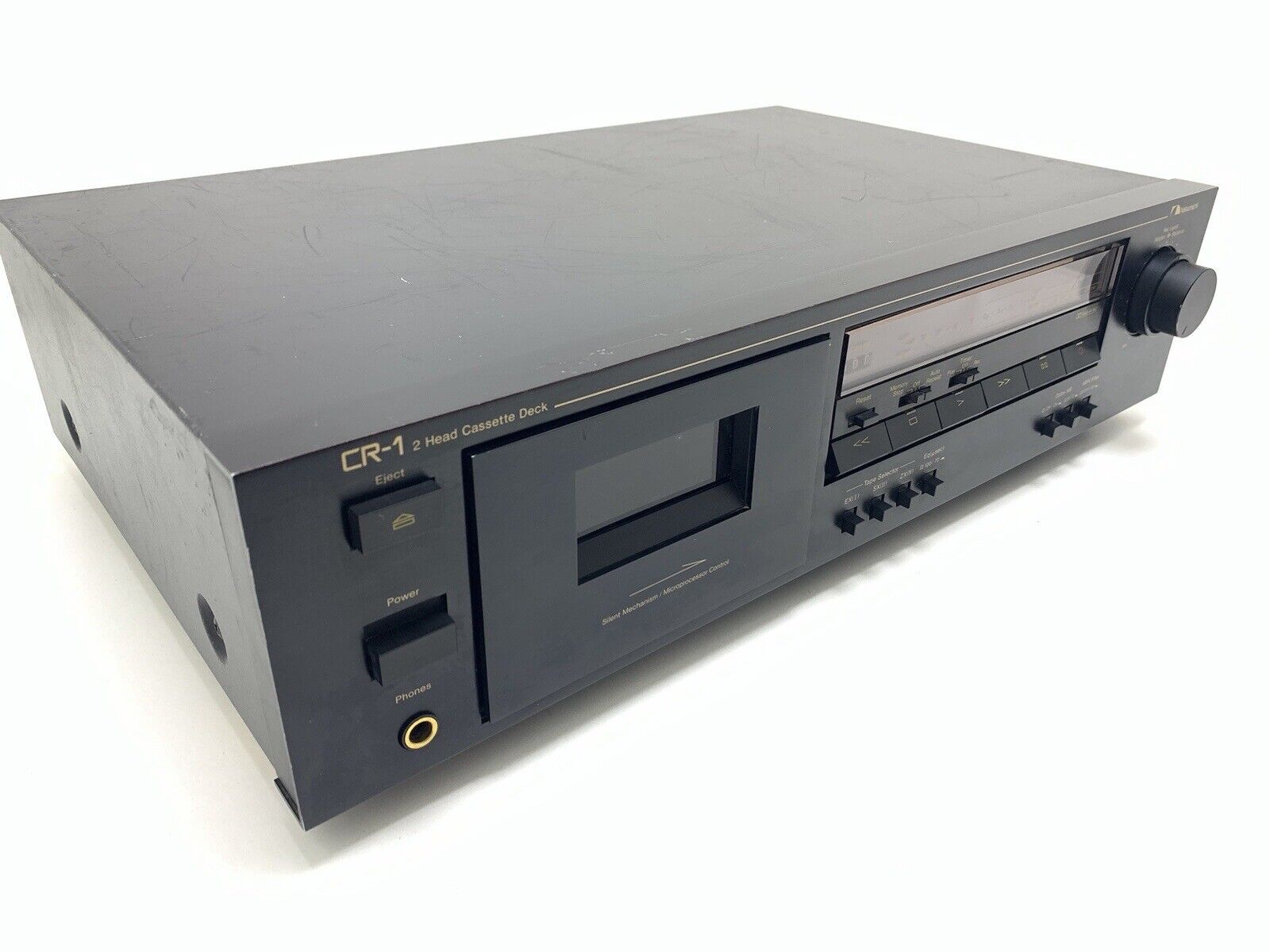NAKAMICHI CR-1 High End 2 Head Cassette Tape Deck Vintage 1988 WORK Good Look