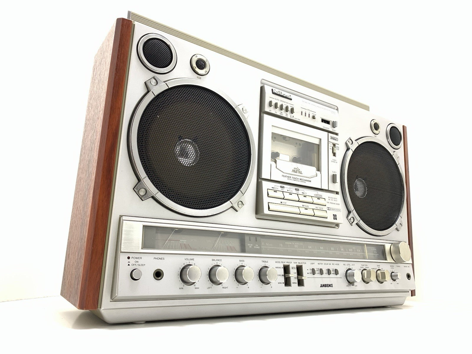 NATIONAL PANASONIC RX 7000 BOOMBOX STEREO Radio Cassette Vintage Work Good Look