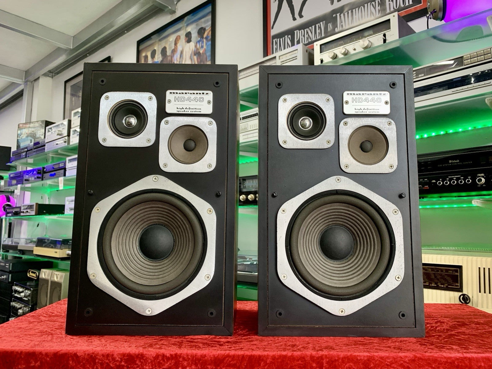 MARANTZ HD 440 Hi End Original Speakers 3Way 80Watts Vintage 1977 Work Good Look