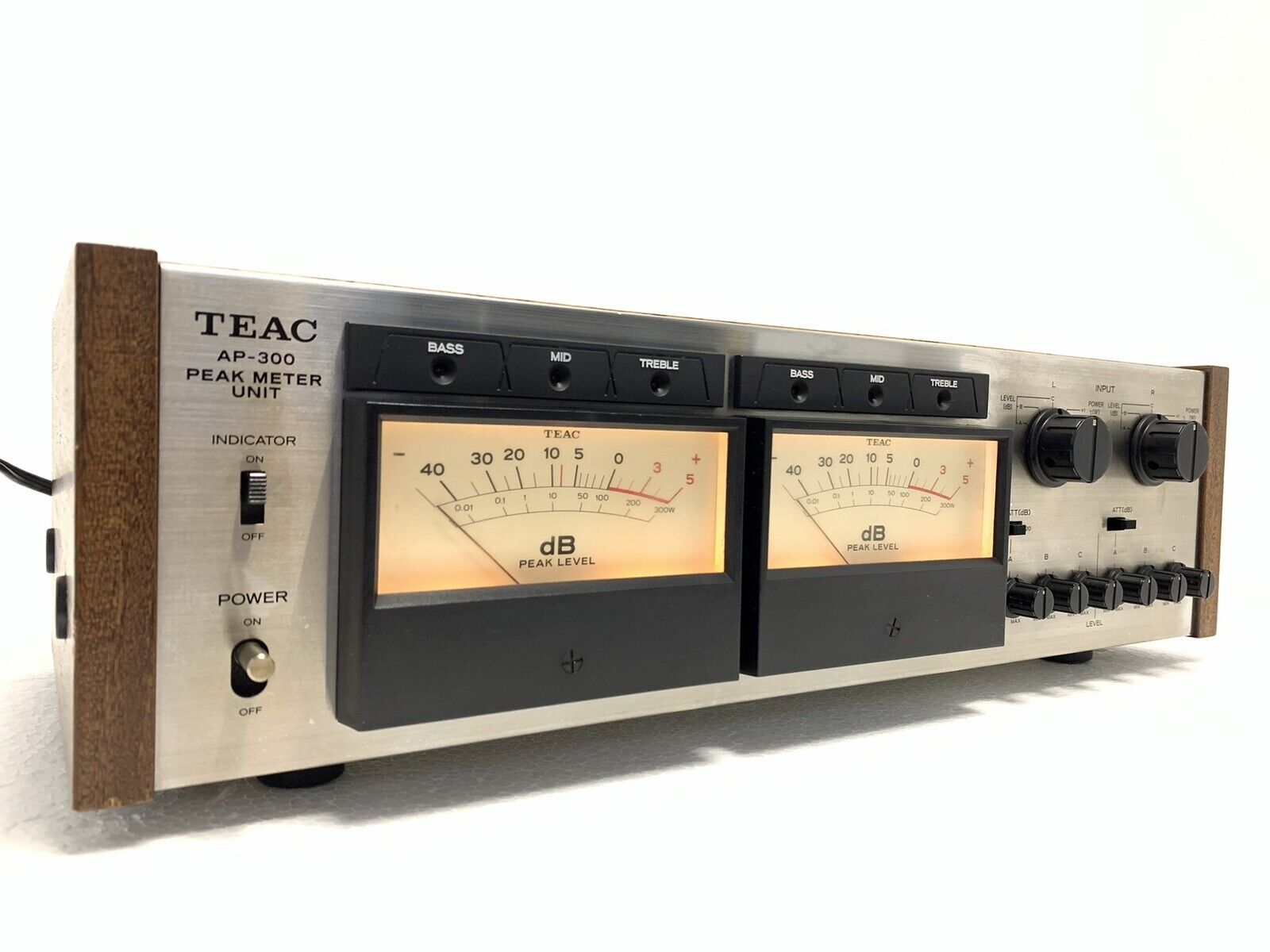 TEAC AP-300 Very RARE Peak Meter Unit Vintage 1975 Hi End WORK Perfect Like New