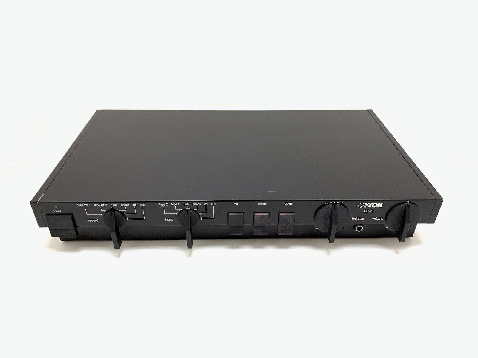 CANTON EC P1 Stereo Control Pre Amplifier Vintage High End WORK Perfect GoodLook
