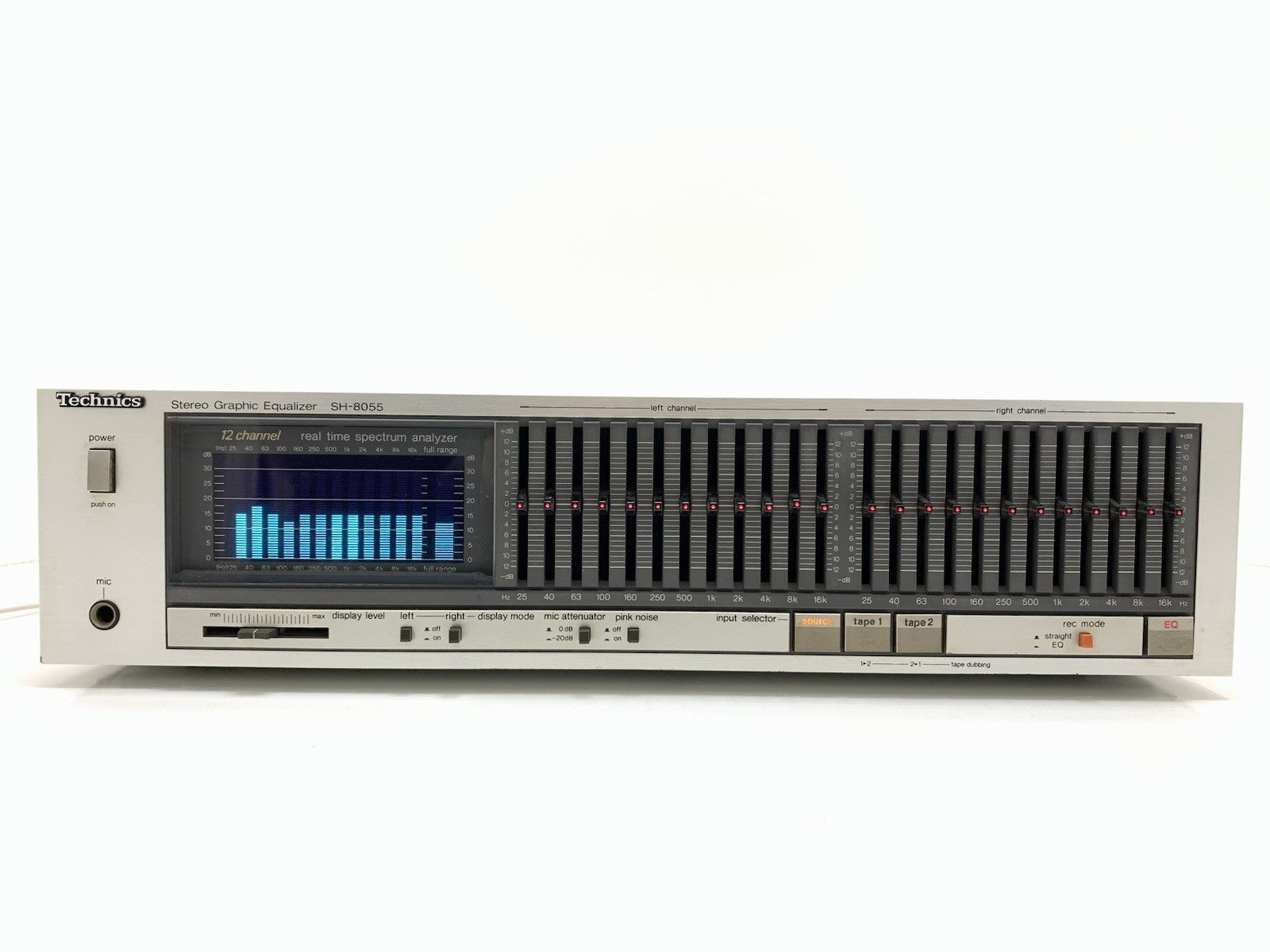 TECHNICS SH 8055 Stereo Graphic Equalizer Spectrum Analyzer
