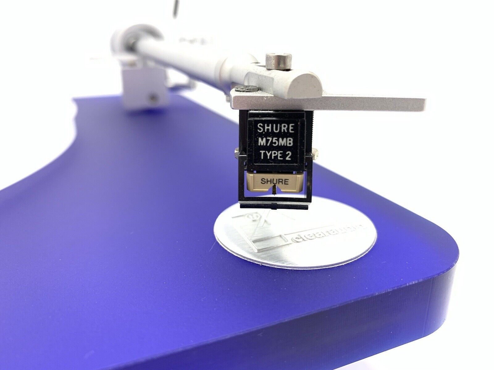 CLEARAUDIO Concept Emotion Blue Turntable with SHURE M75MB Type2 WORK Good Look
