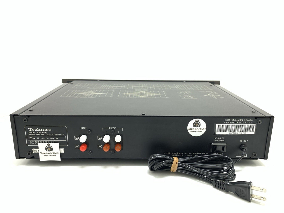 TECHNICS SH 9010E Stereo Parametric Equalizer 5 Bands Vintage Work Good Look