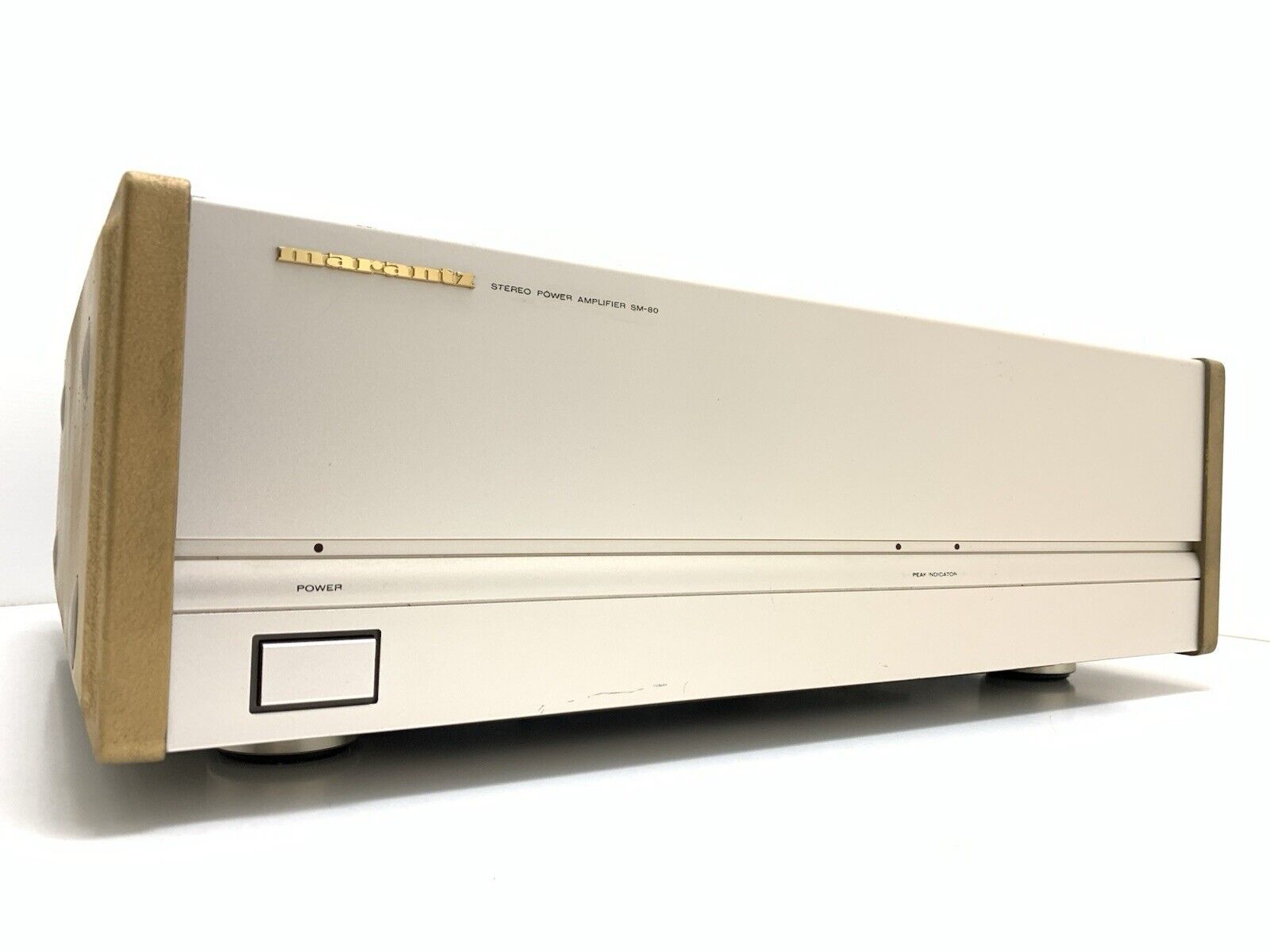 MARANTZ SM 80 Stereo Power Amplifier 2X 100Watts RMS Vintage 1990 WORK Good Look