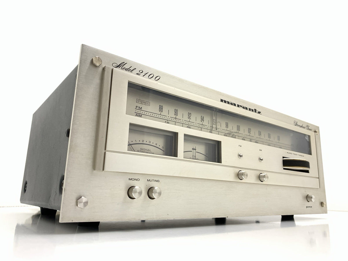 MARANTZ Model 2100 AM/FM Stereo Analog Gyro-Touch Tuner Vintage WORK Good Look